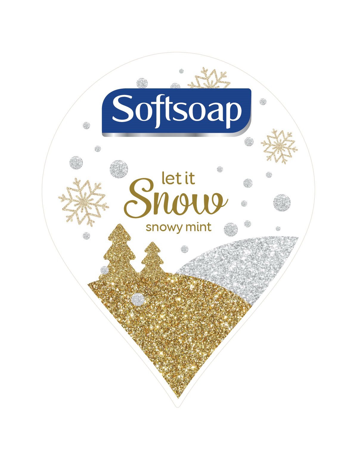 Trademark Logo SOFTSOAP LET IT SNOW SNOWY MINT