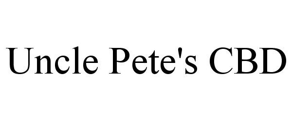 Trademark Logo UNCLE PETE'S CBD