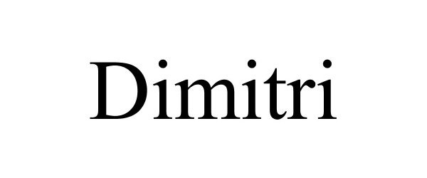 Trademark Logo DIMITRI