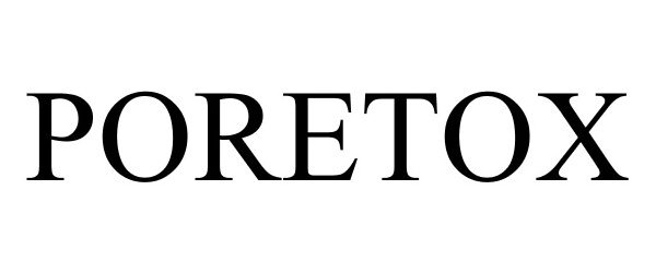 Trademark Logo PORETOX