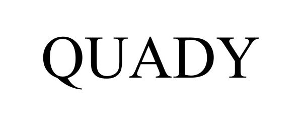 Trademark Logo QUADY