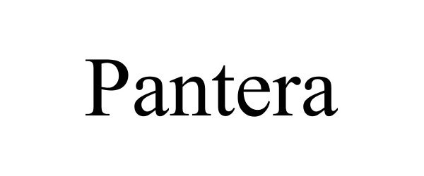 Trademark Logo PANTERA