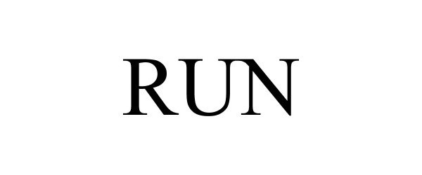 Trademark Logo RUN