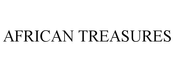Trademark Logo AFRICAN TREASURES