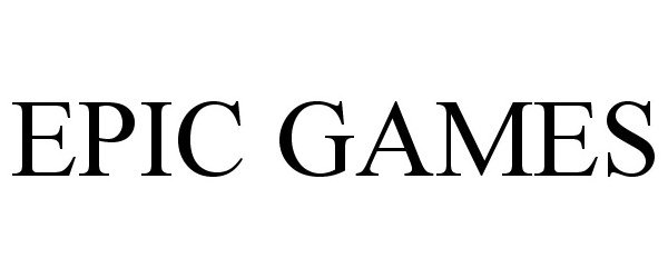 Trademark Logo EPIC GAMES
