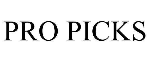 Trademark Logo PRO PICKS