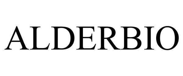 Trademark Logo ALDERBIO