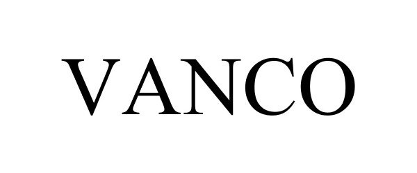 Trademark Logo VANCO