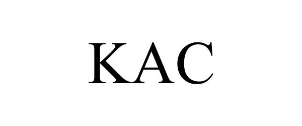 Trademark Logo KAC