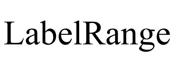 Trademark Logo LABELRANGE