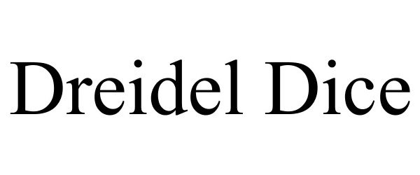 Trademark Logo DREIDEL DICE