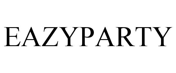 Trademark Logo EAZYPARTY