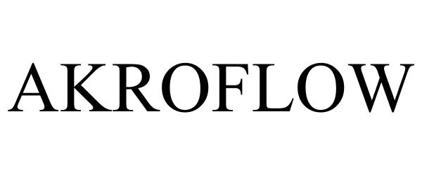 Trademark Logo AKROFLOW