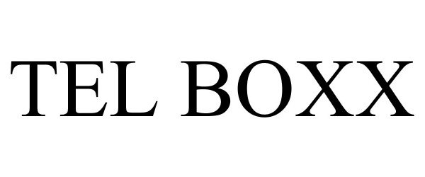 Trademark Logo TEL BOXX