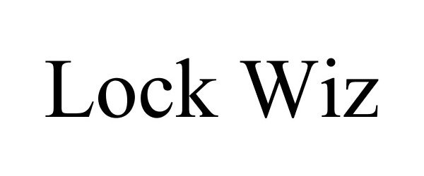 Trademark Logo LOCK WIZ