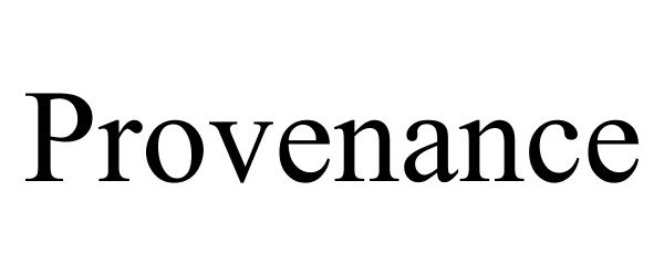 Trademark Logo PROVENANCE