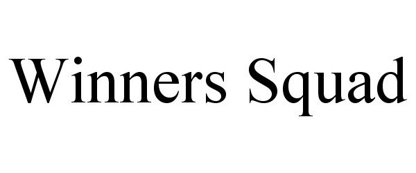 Trademark Logo WINNERS SQUAD
