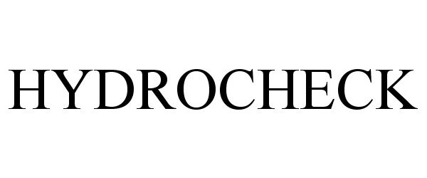 Trademark Logo HYDROCHECK