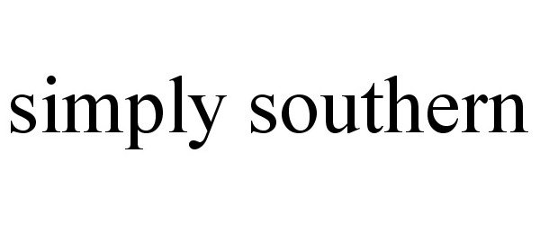 Trademark Logo SIMPLY SOUTHERN