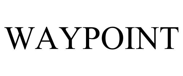 Trademark Logo WAYPOINT