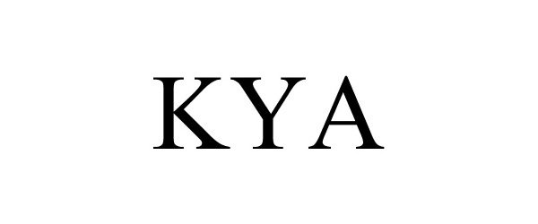 Trademark Logo KYA