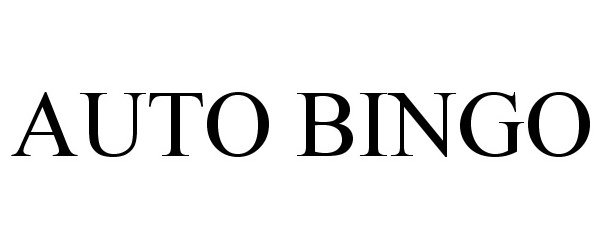 Trademark Logo AUTO BINGO