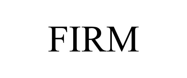 Trademark Logo FIRM