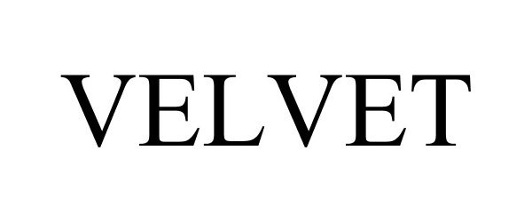 Trademark Logo VELVET