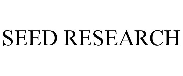 Trademark Logo SEED RESEARCH