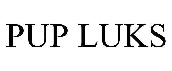 PUP LUKS - Reliable Knitting Works Trademark Registration