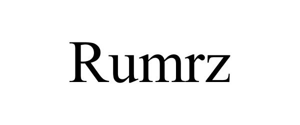 Trademark Logo RUMRZ