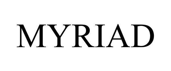 Trademark Logo MYRIAD