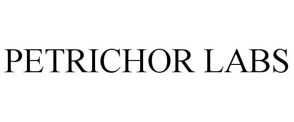 Trademark Logo PETRICHOR LABS