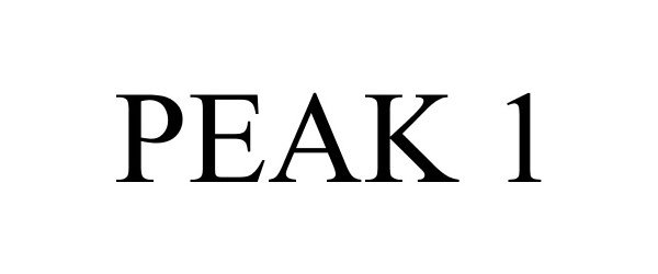 Trademark Logo PEAK 1
