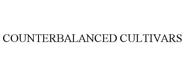 Trademark Logo COUNTERBALANCED CULTIVARS