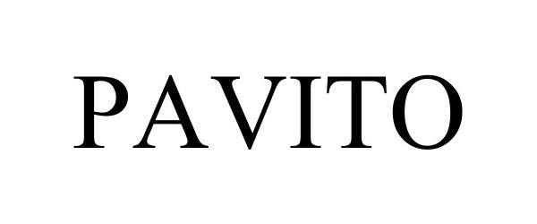 Trademark Logo PAVITO