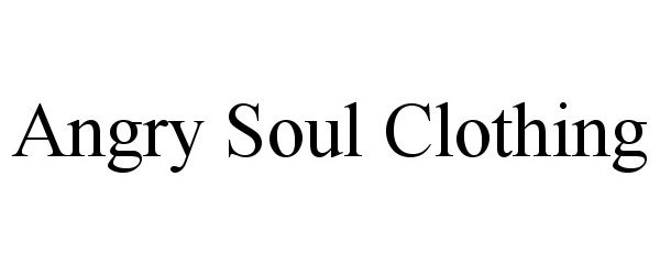  ANGRY SOUL CLOTHING