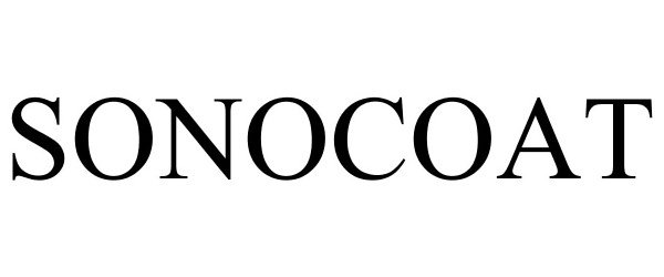 Trademark Logo SONOCOAT