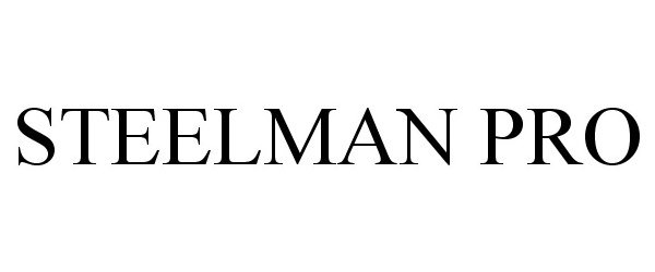 Trademark Logo STEELMAN PRO