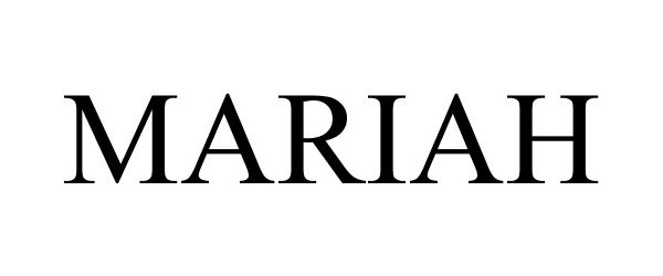 Trademark Logo MARIAH