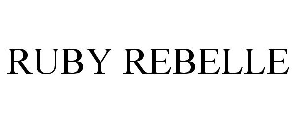  RUBY REBELLE