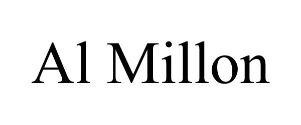 Trademark Logo AL MILLON