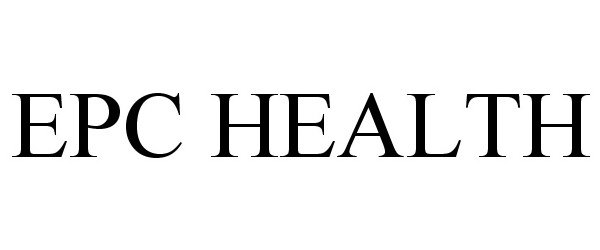 Trademark Logo EPC HEALTH