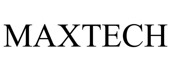 Trademark Logo MAXTECH