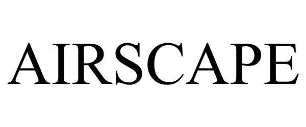 Trademark Logo AIRSCAPE