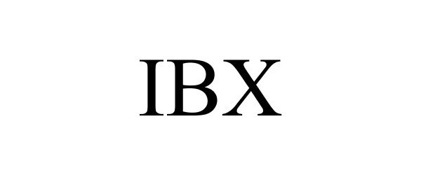Trademark Logo IBX