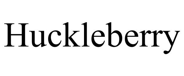 Trademark Logo HUCKLEBERRY