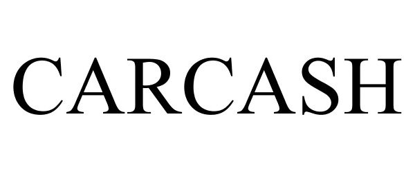 Trademark Logo CARCASH