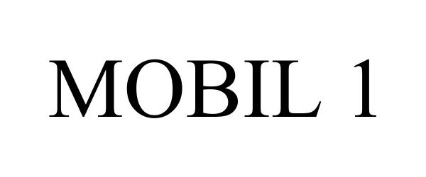 Trademark Logo MOBIL 1