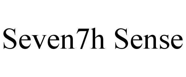  SEVEN7H SENSE